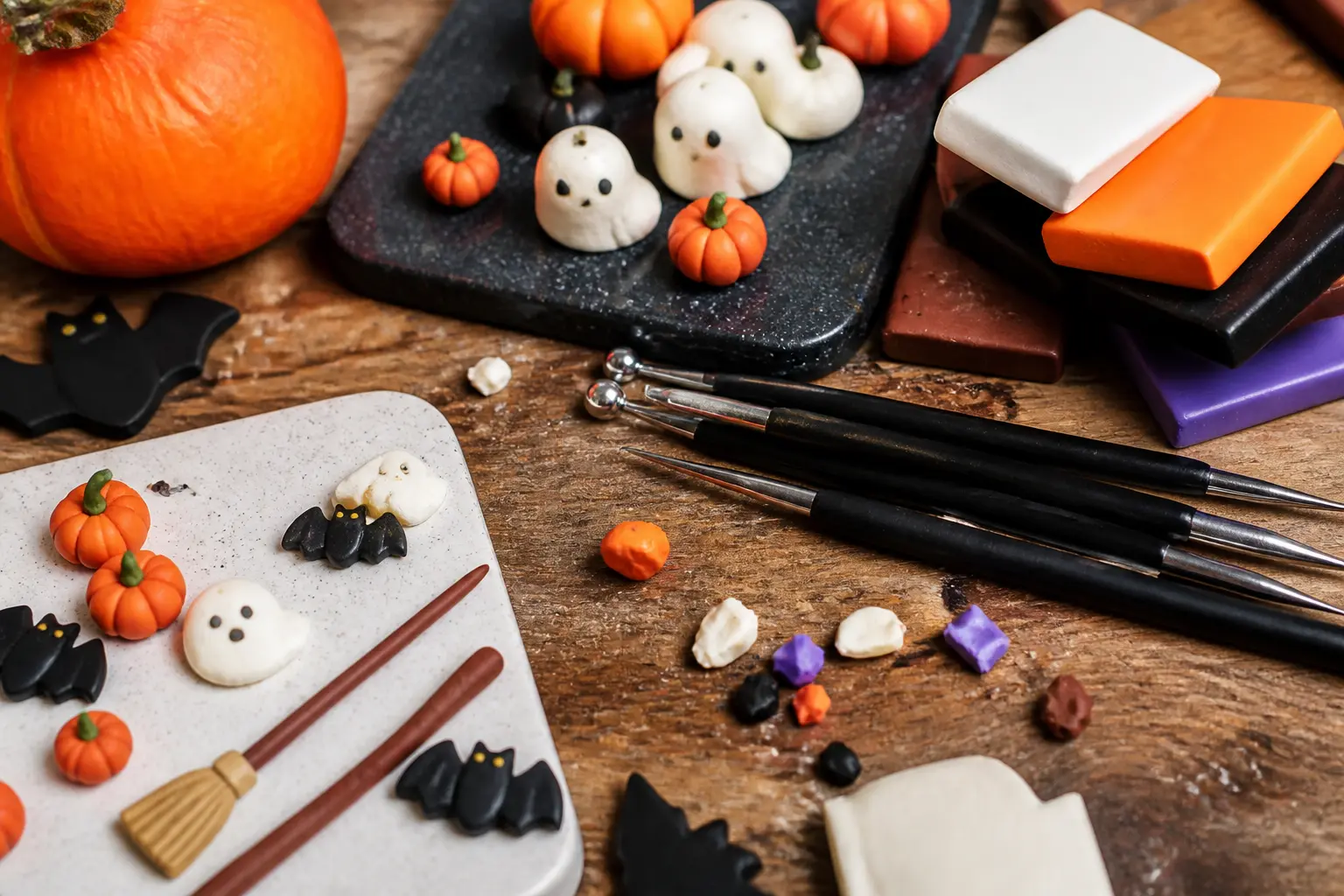 11 Halloween Polymer Clay Ideas Baked in a Regular Kitchen Oven