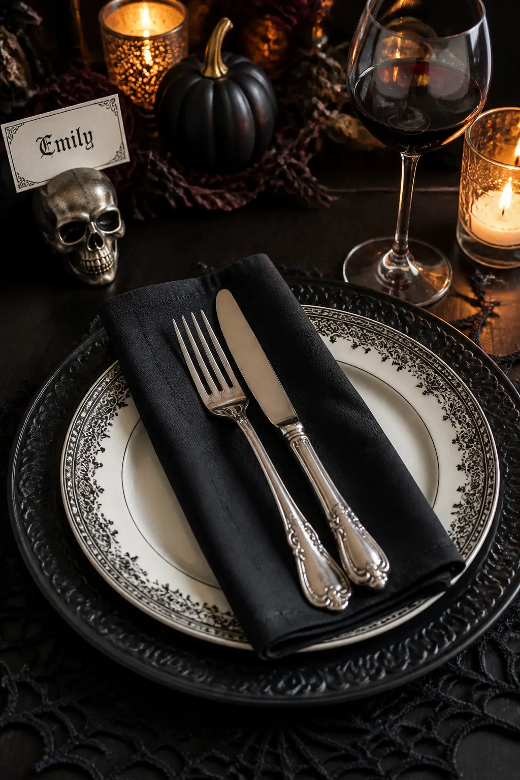 Cutlery Laid on the Napkin Rather Than Beside It