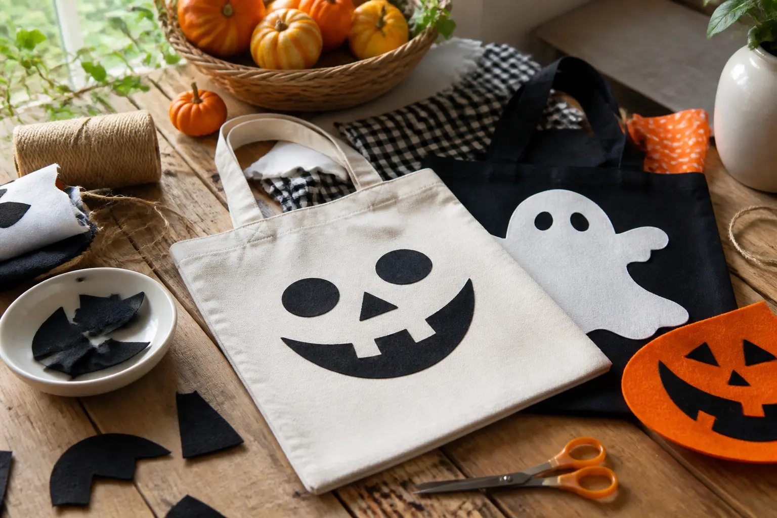 24 DIY Halloween Tote Bags Kids Carry Instead of a Plastic Bucket