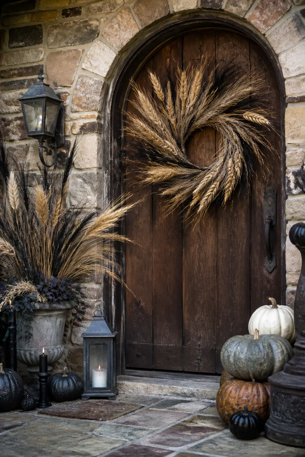 Dried Barley and Blackened Grasses