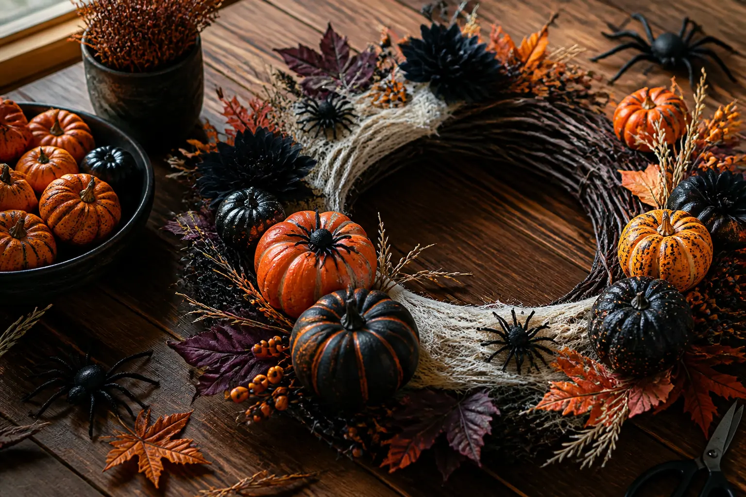 33 Halloween Wreath Ideas Your Neighbors Will Stop to Look At