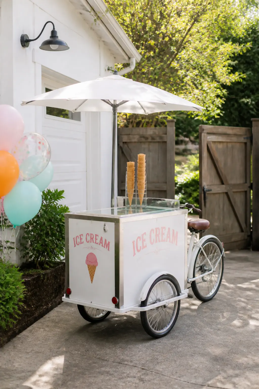Ice Cream Cart on the Drive