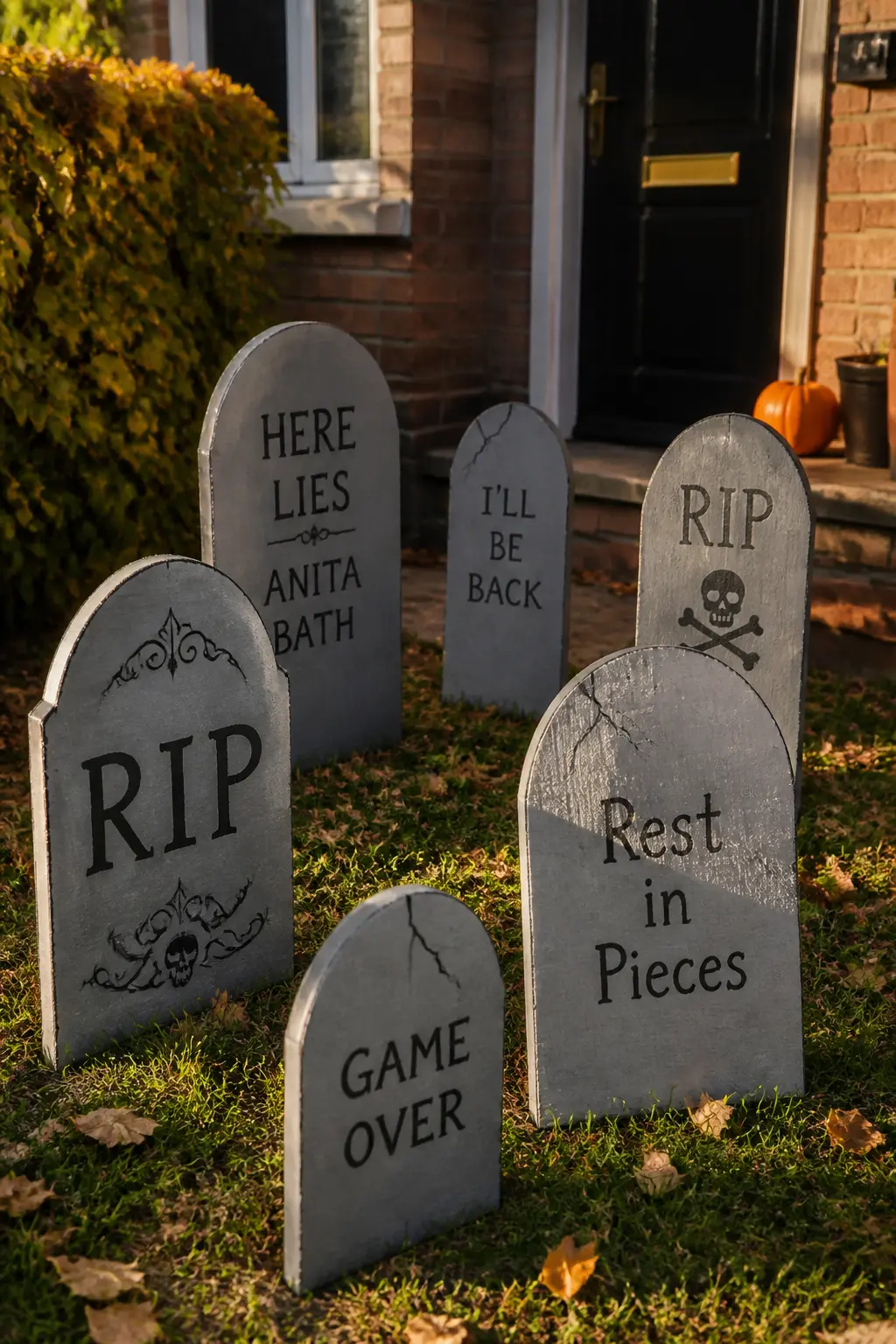 Cardboard Tombstones