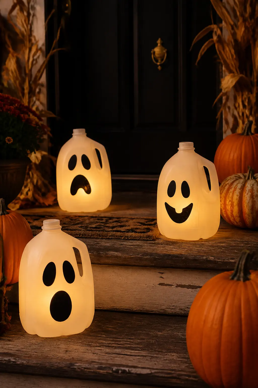 Milk Jug Ghost Lantern