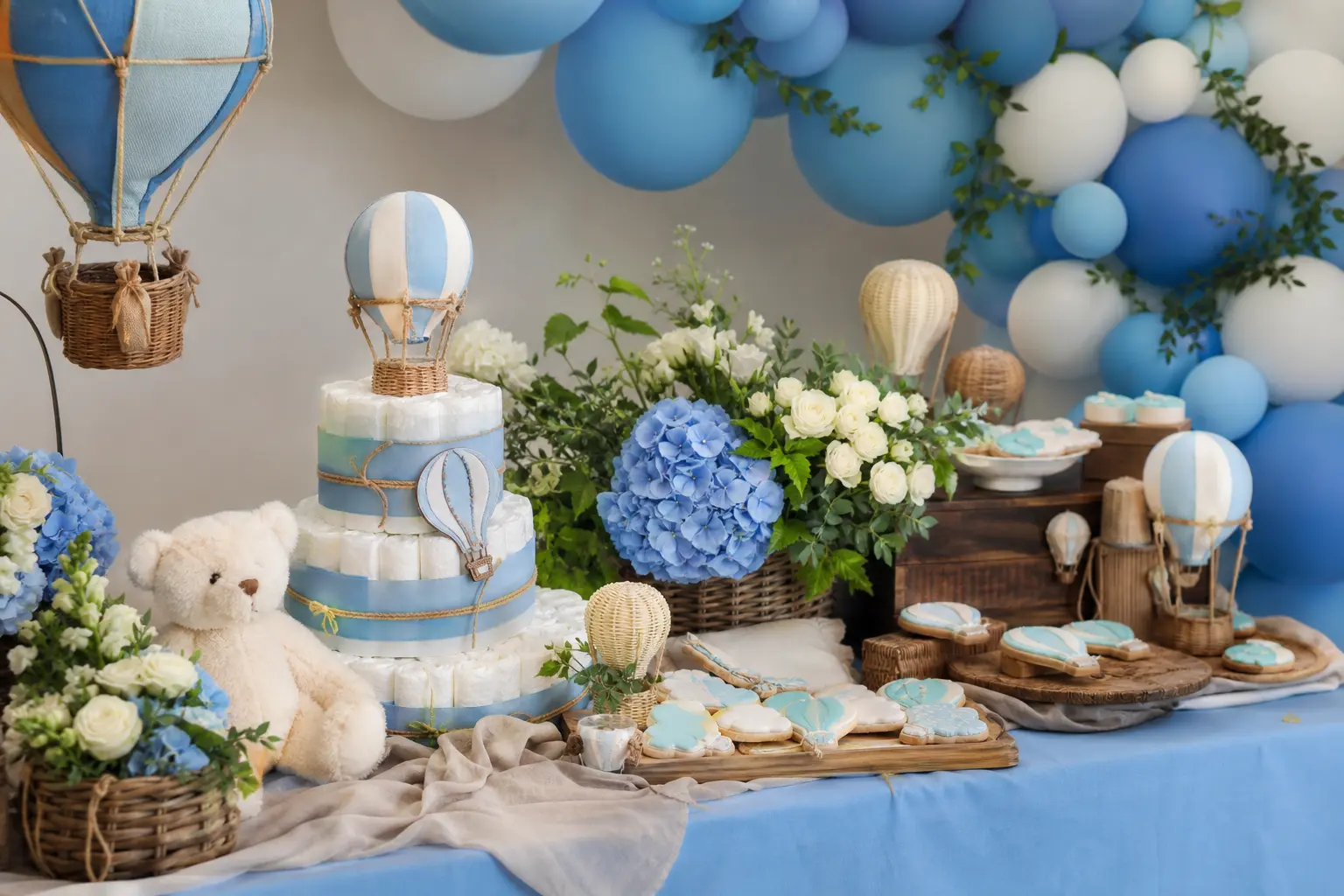 17 Hot Air Balloon Baby Shower Theme Ideas Ready for Big Adventures