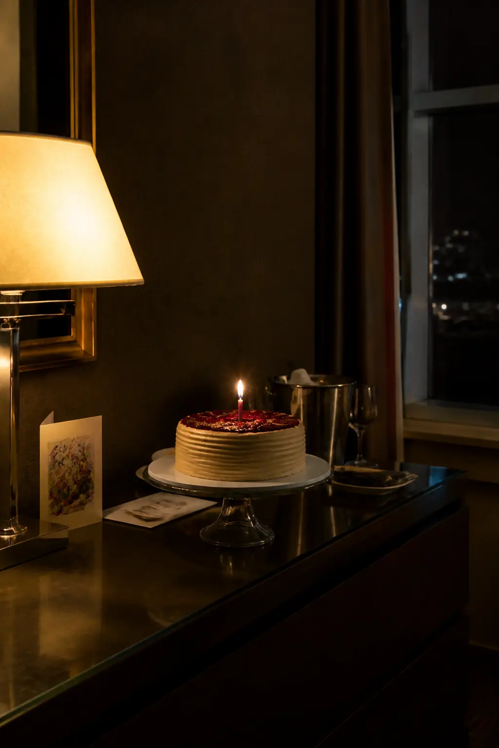 Cake Kept Cold at the Front Desk