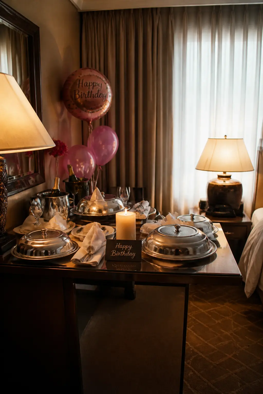 Room Service Ordered as the Meal