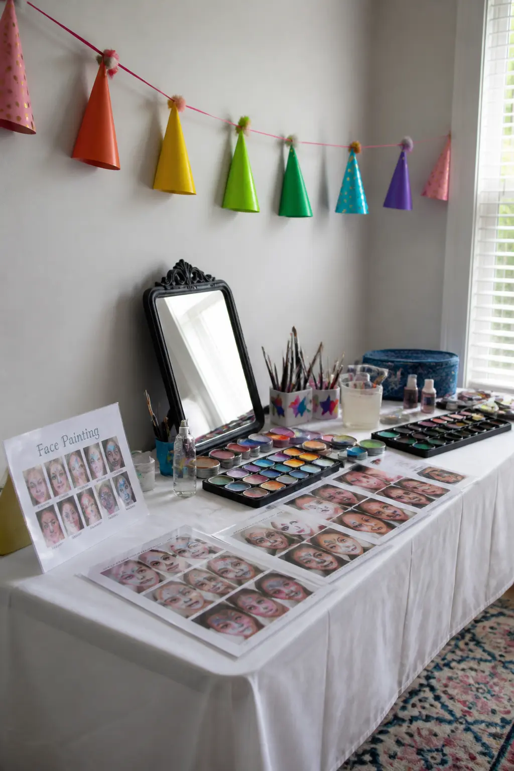 Face Painting Table
