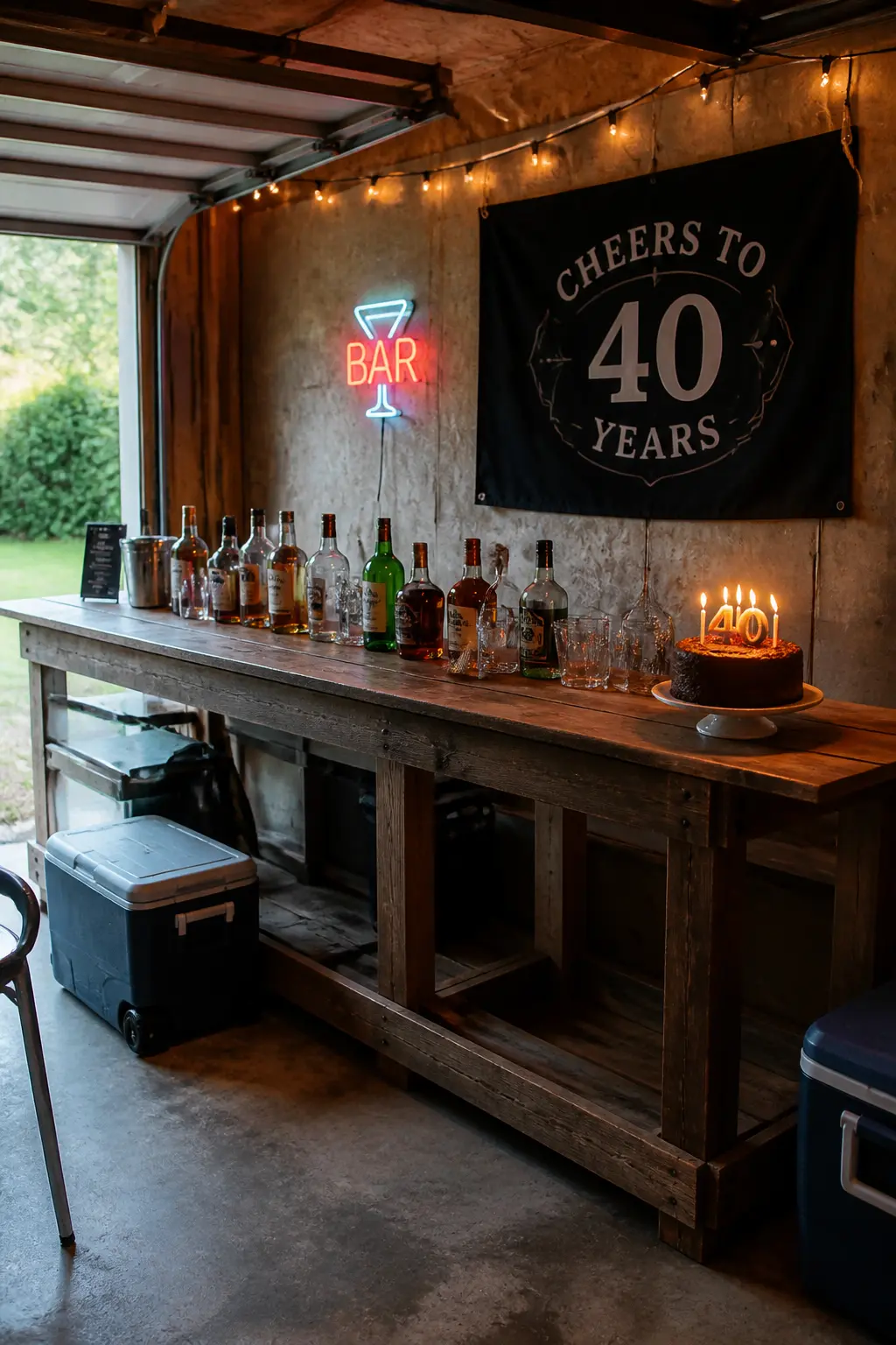 Garage Bar for the Night