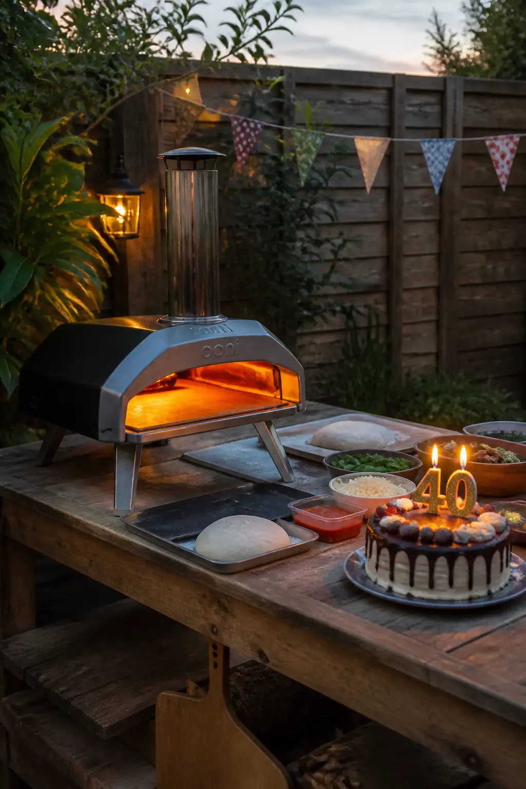Pizza Oven in the Garden