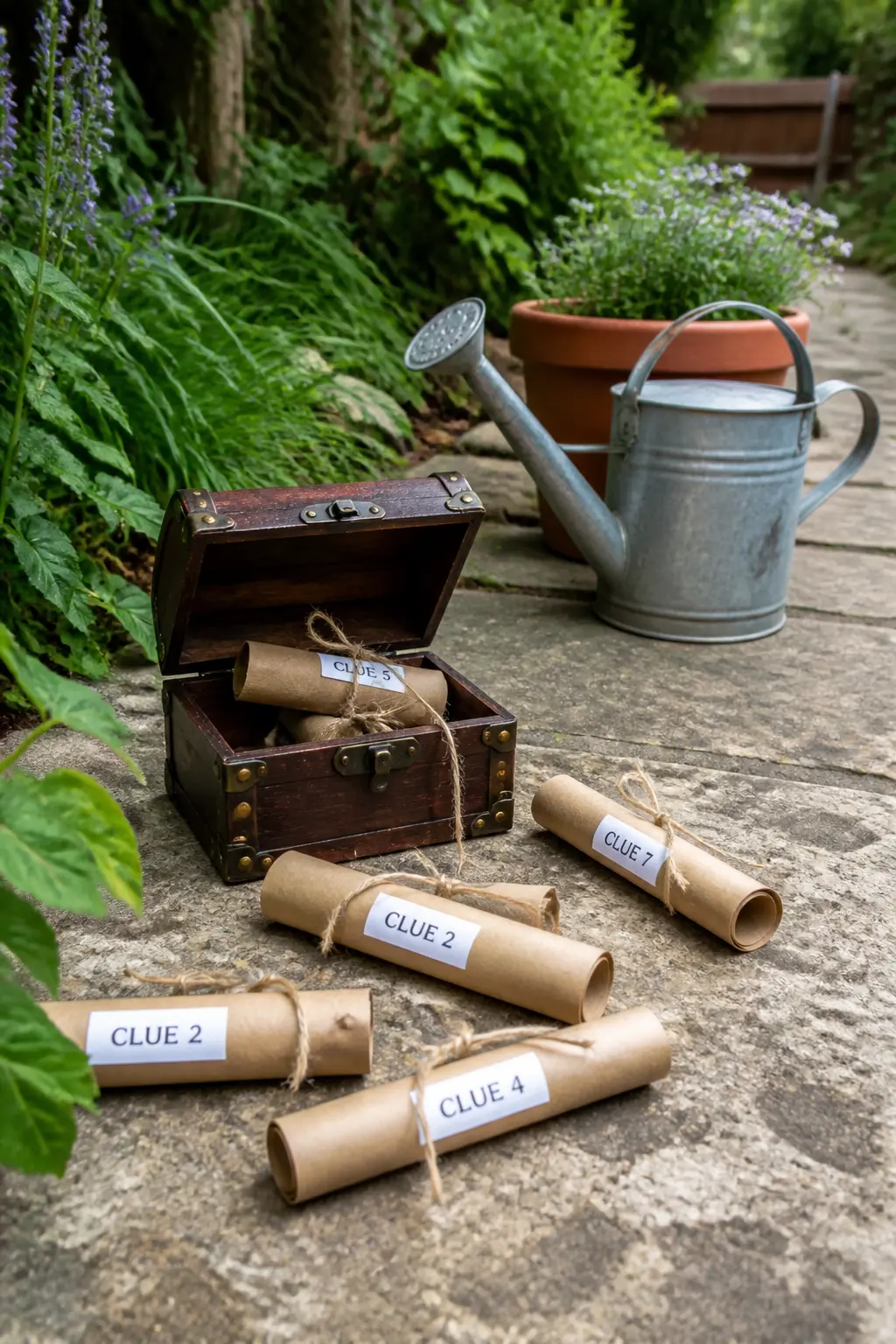 Treasure Hunt Around the Garden