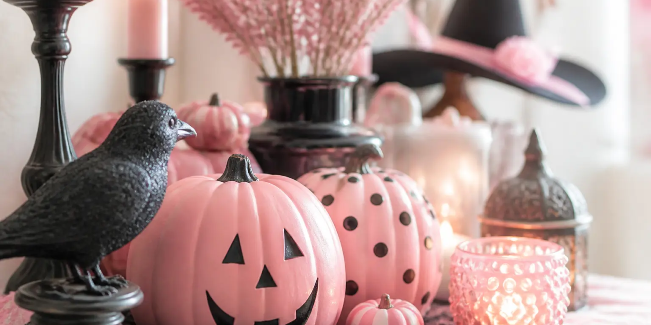 27 Cute Pink Halloween Party Ideas