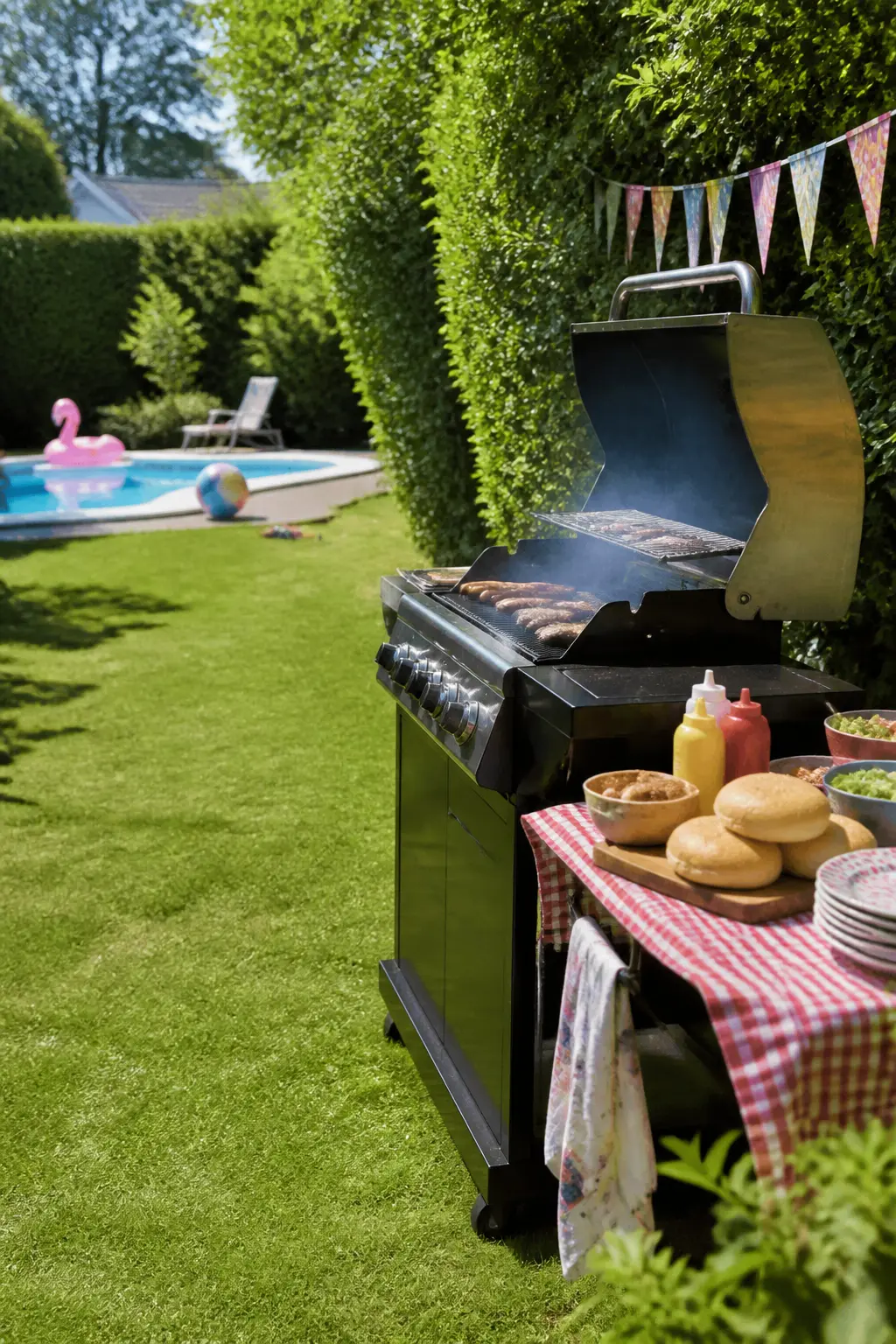 A Barbecue Running Through the Afternoon