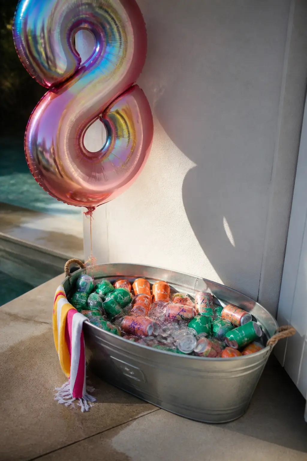 Drinks Station in a Tub of Ice