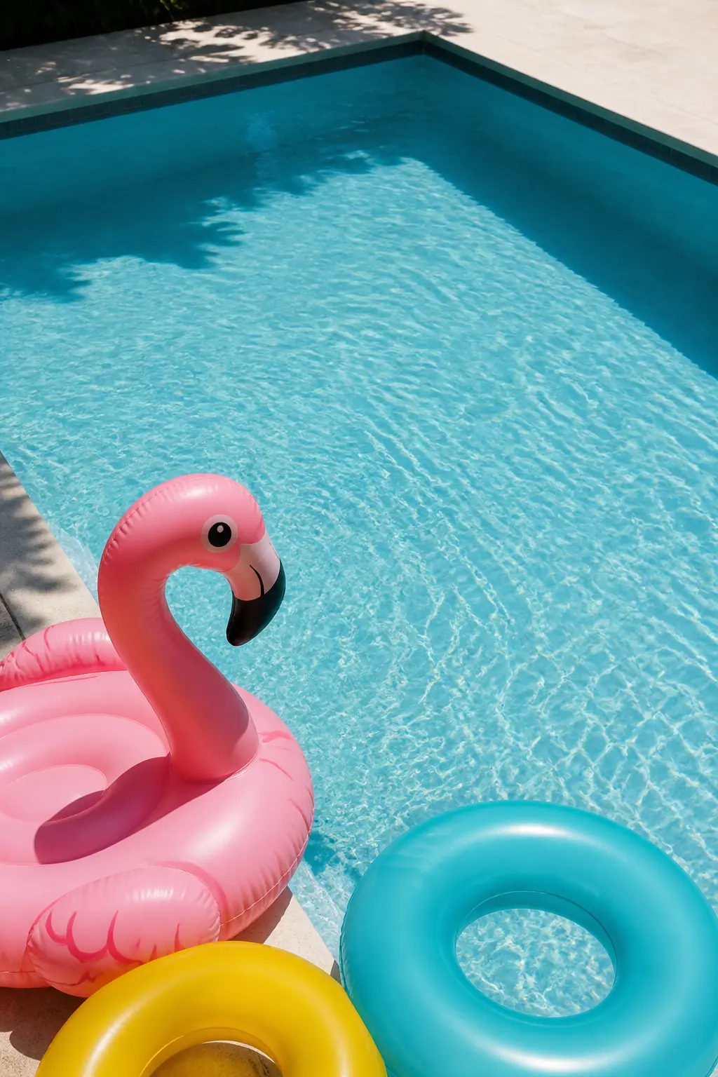 Floats Set Out as the Decoration