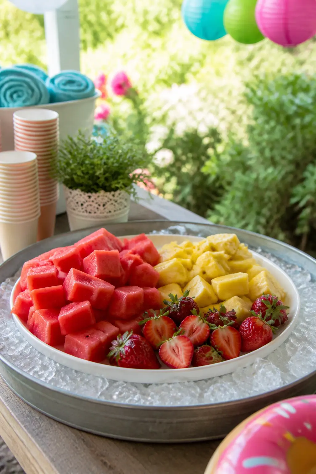 Fruit Platter Cut and Kept Cold