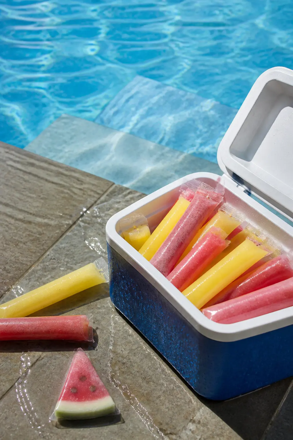 Ice Lollies Handed Out in the Water