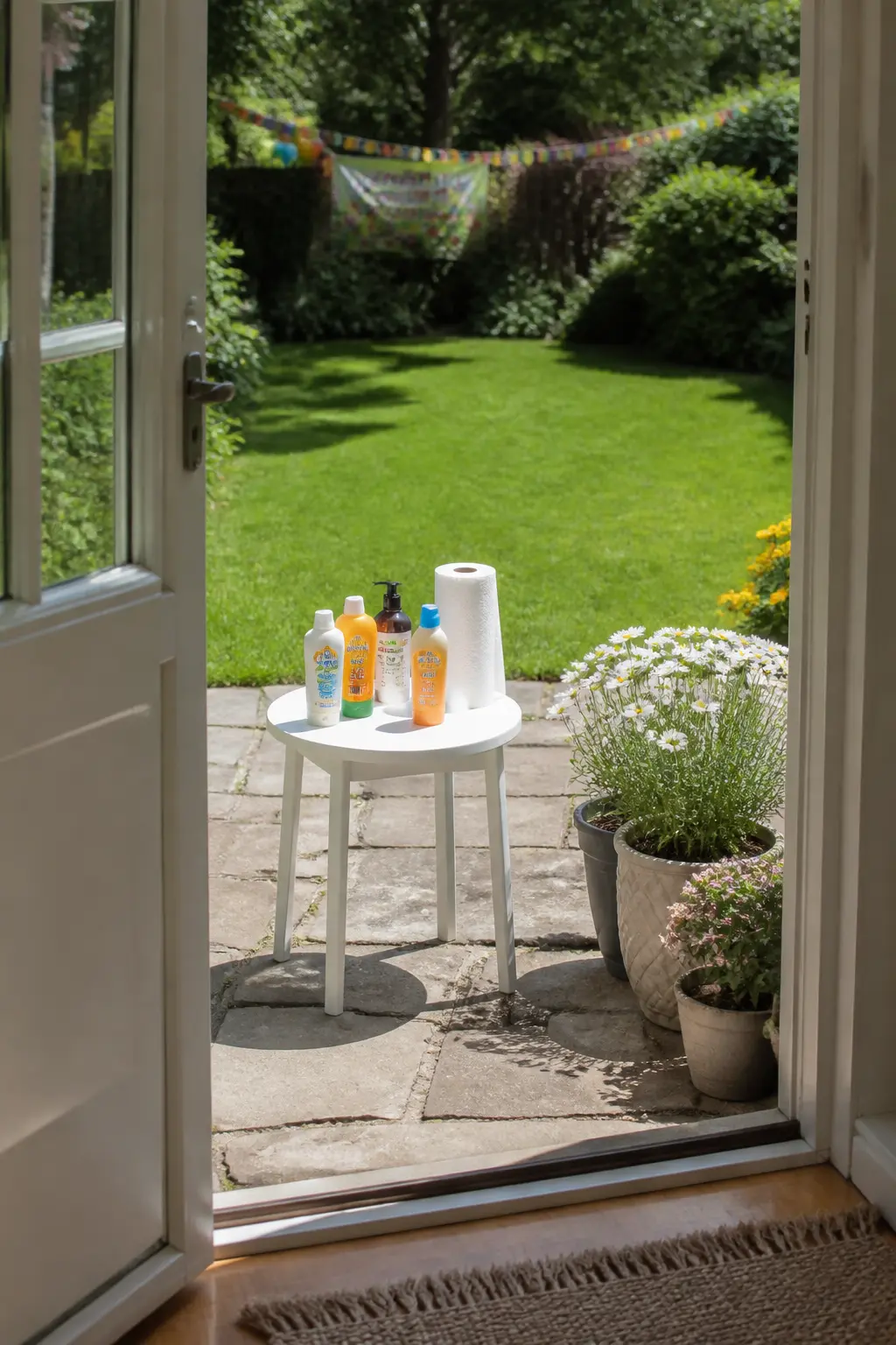 Sun Cream Station by the Door