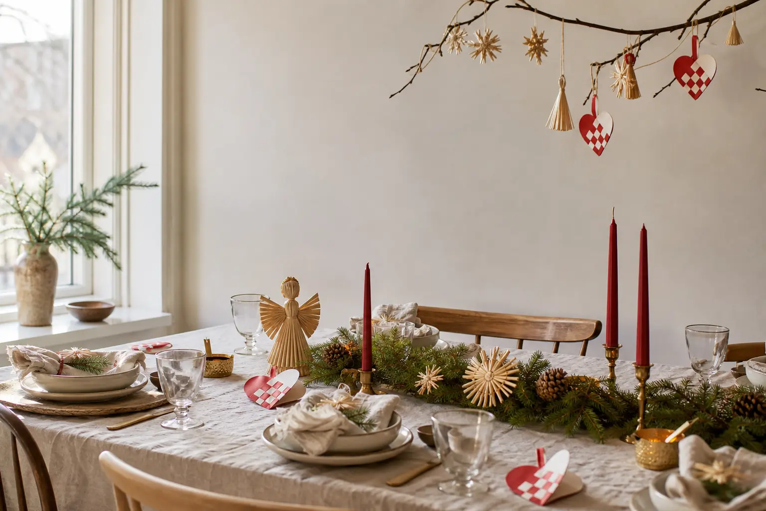 34 Scandinavian Christmas Decor Ideas That Are Not Just Beige
