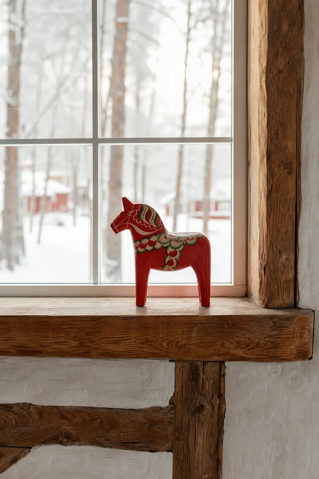 A Wooden Dala Figure