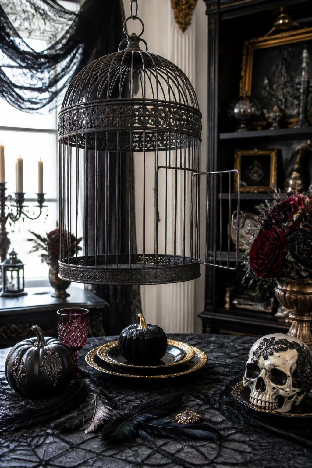 A Birdcage with the Door Open