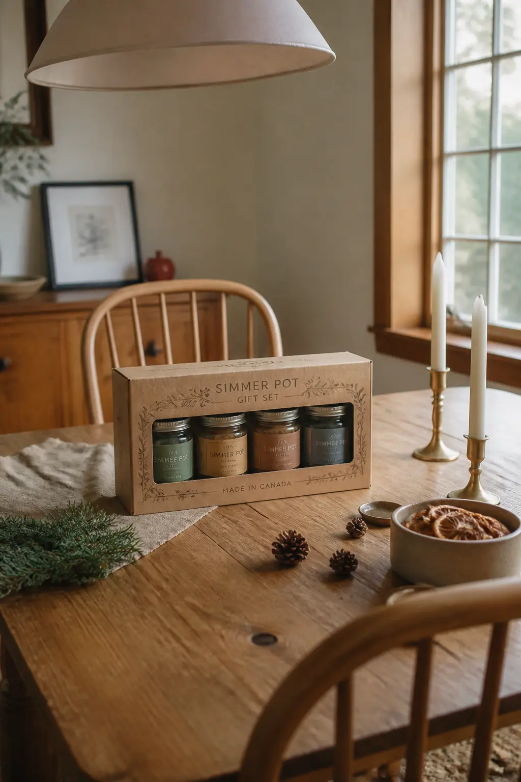 The Four-Jar Set in a Kraft Box Sleeve