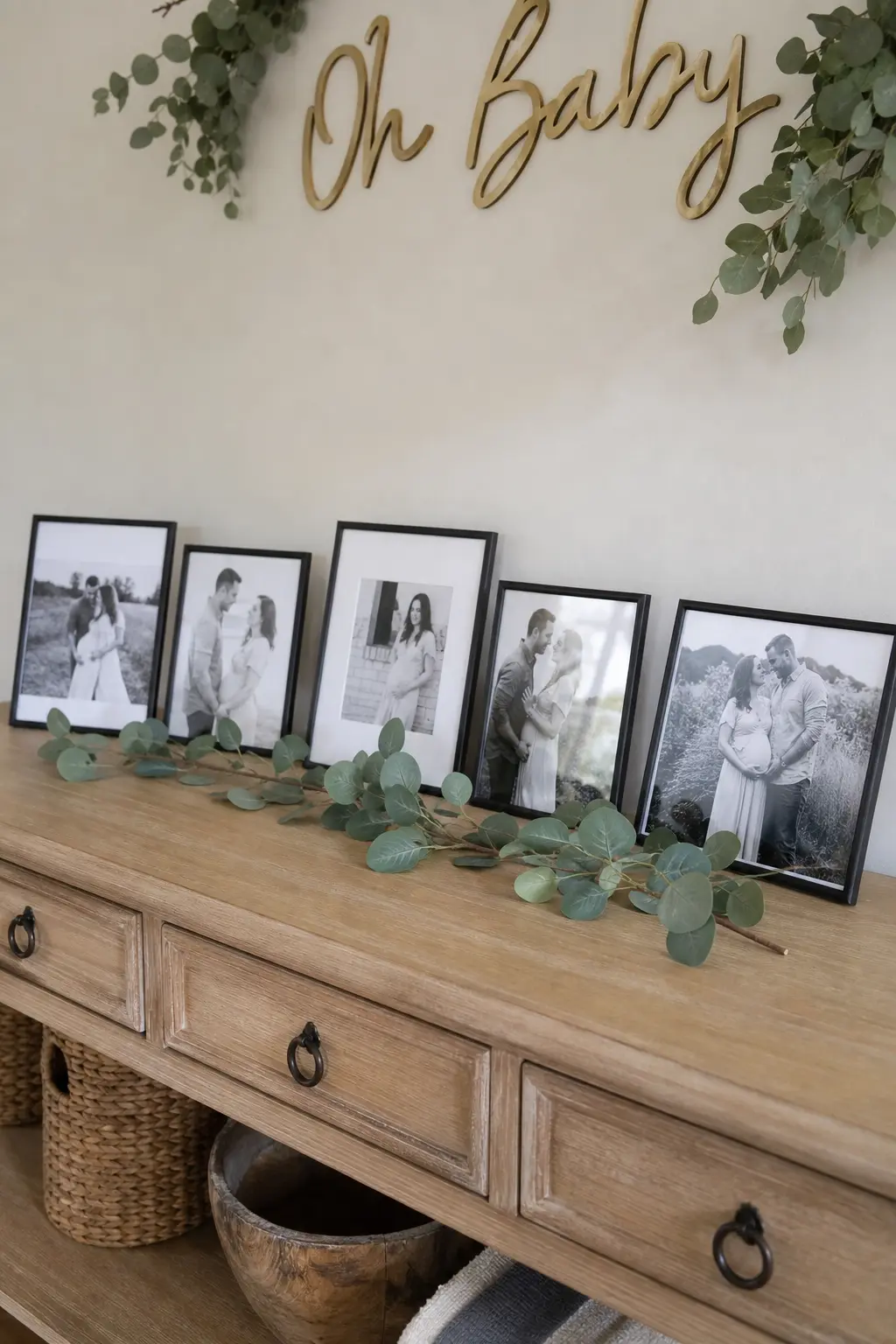 One Photo Display of the Parents-to-Be