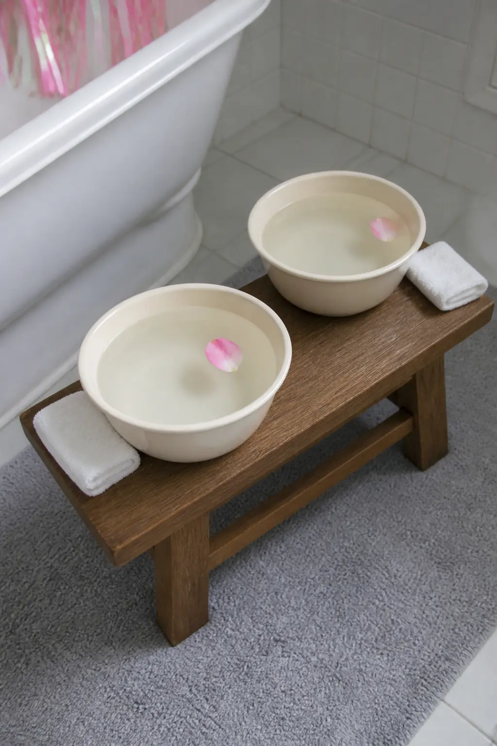 Hand Soaks in Washing Up Bowls