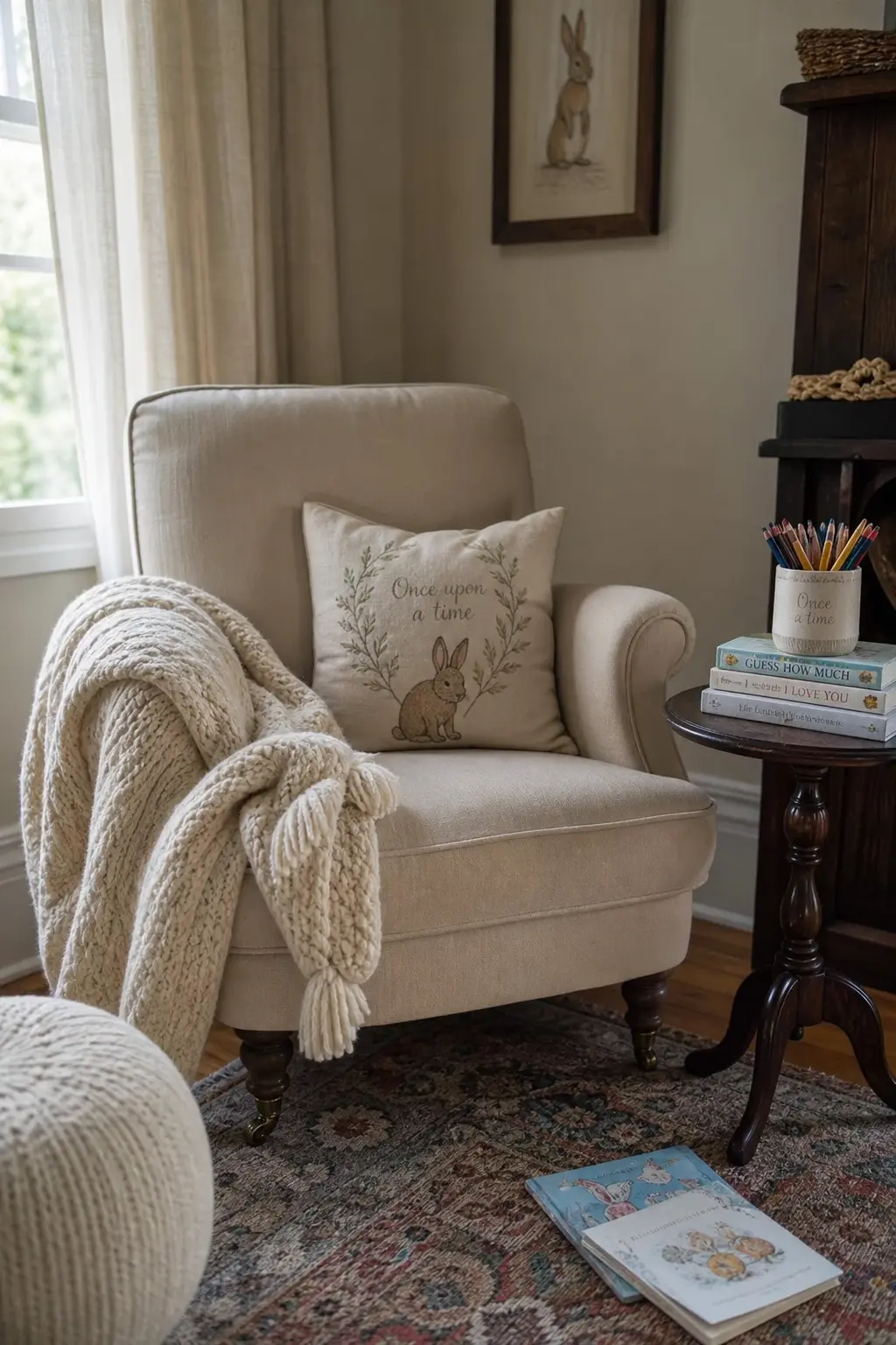 A Reading Corner With a Blanket and Margin Notes