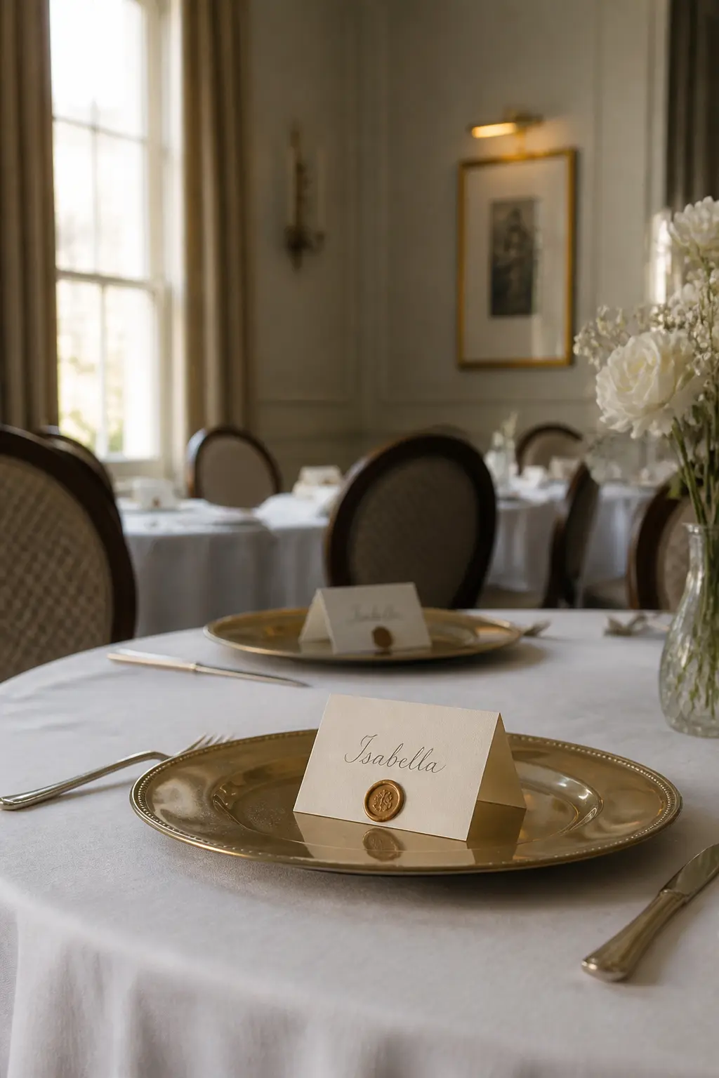 Place Cards Written by Hand