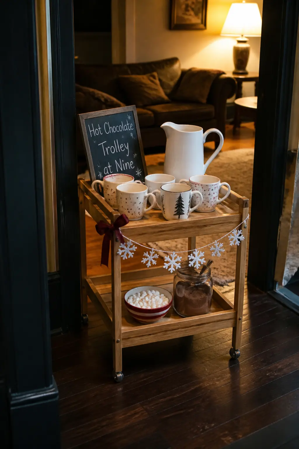 Hot Chocolate Trolley at Nine