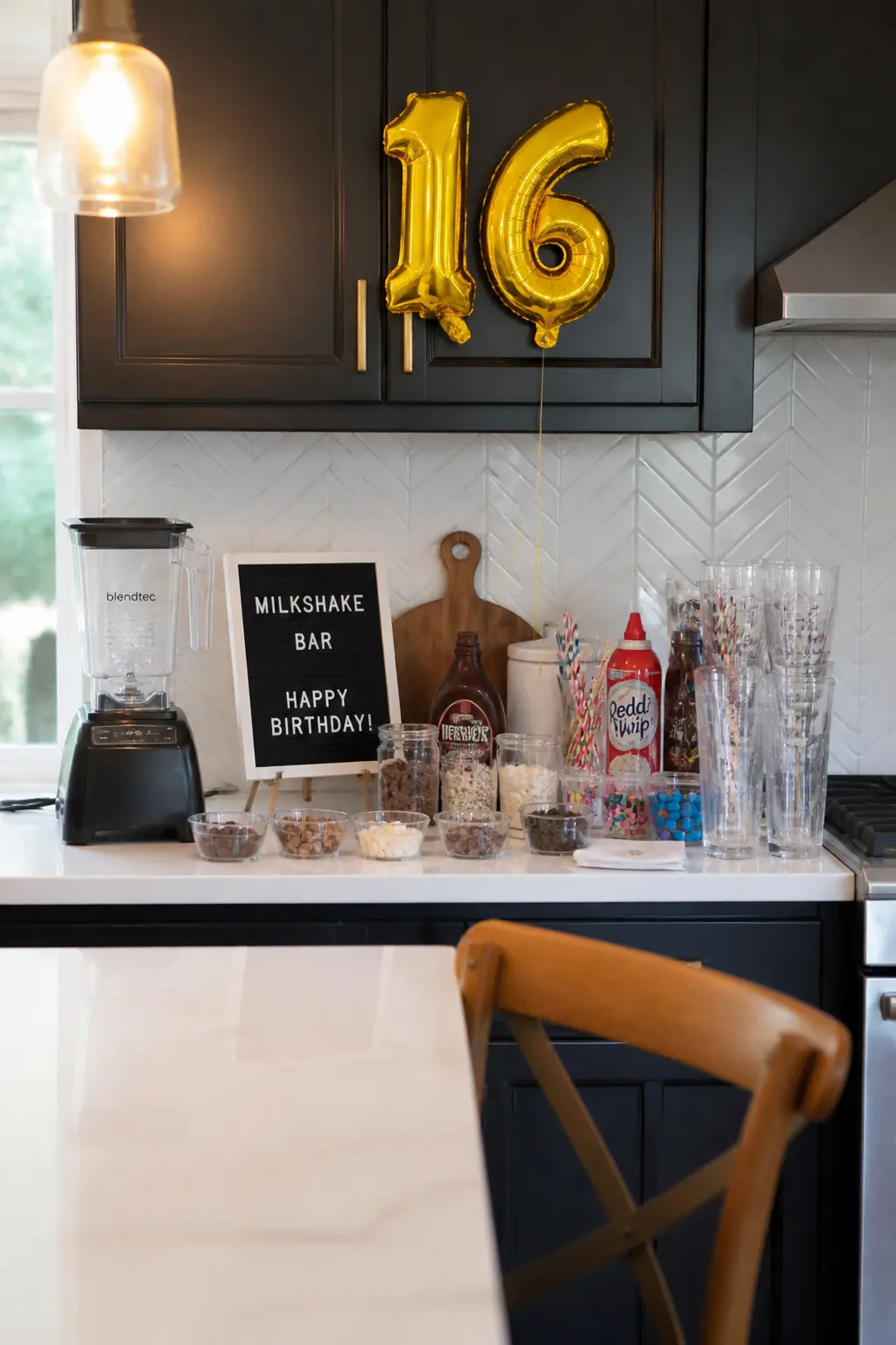 Milkshake Bar in the Kitchen