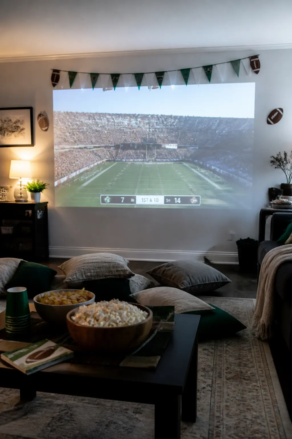 Sports Final on a Projector