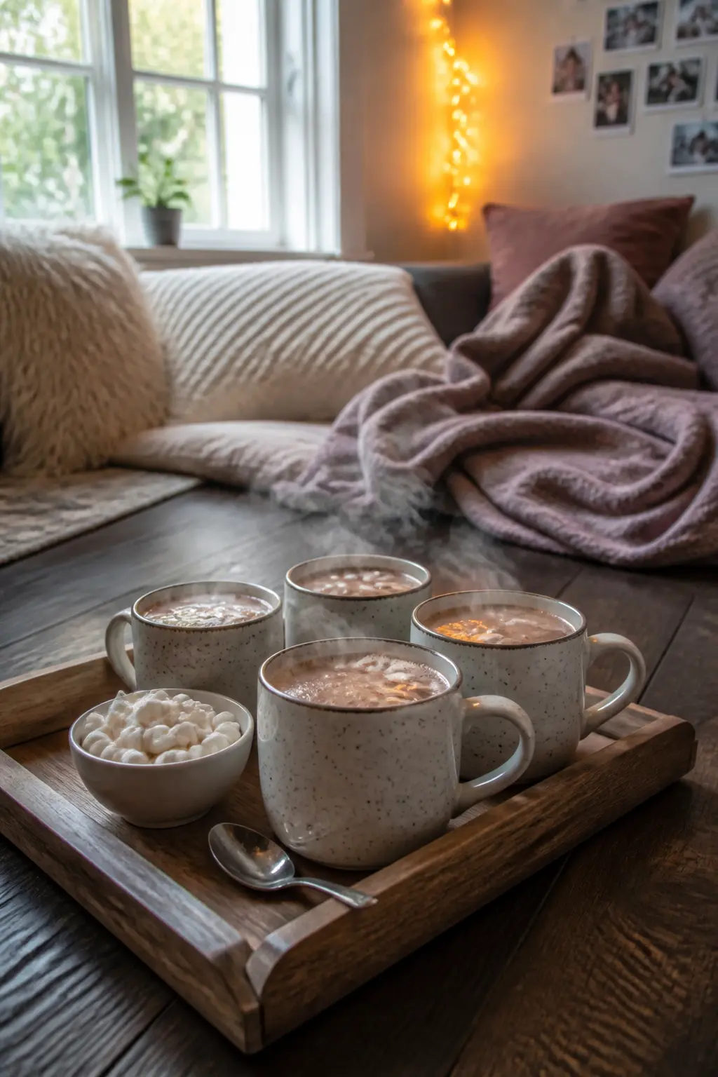 Hot Chocolate Served in Proper Mugs