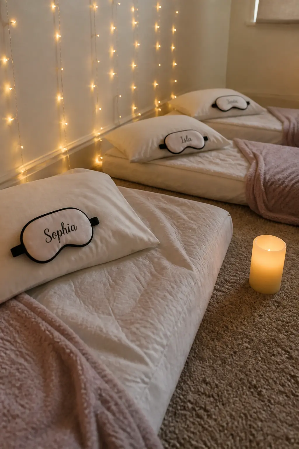Personalised Sleep Masks as Favours