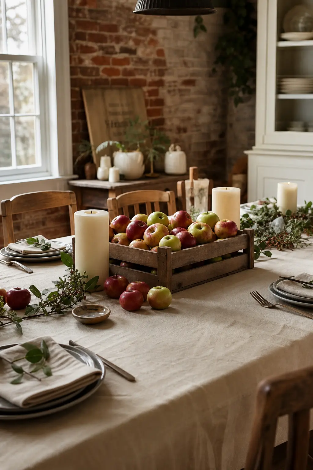 Orchard, Apples and Crates