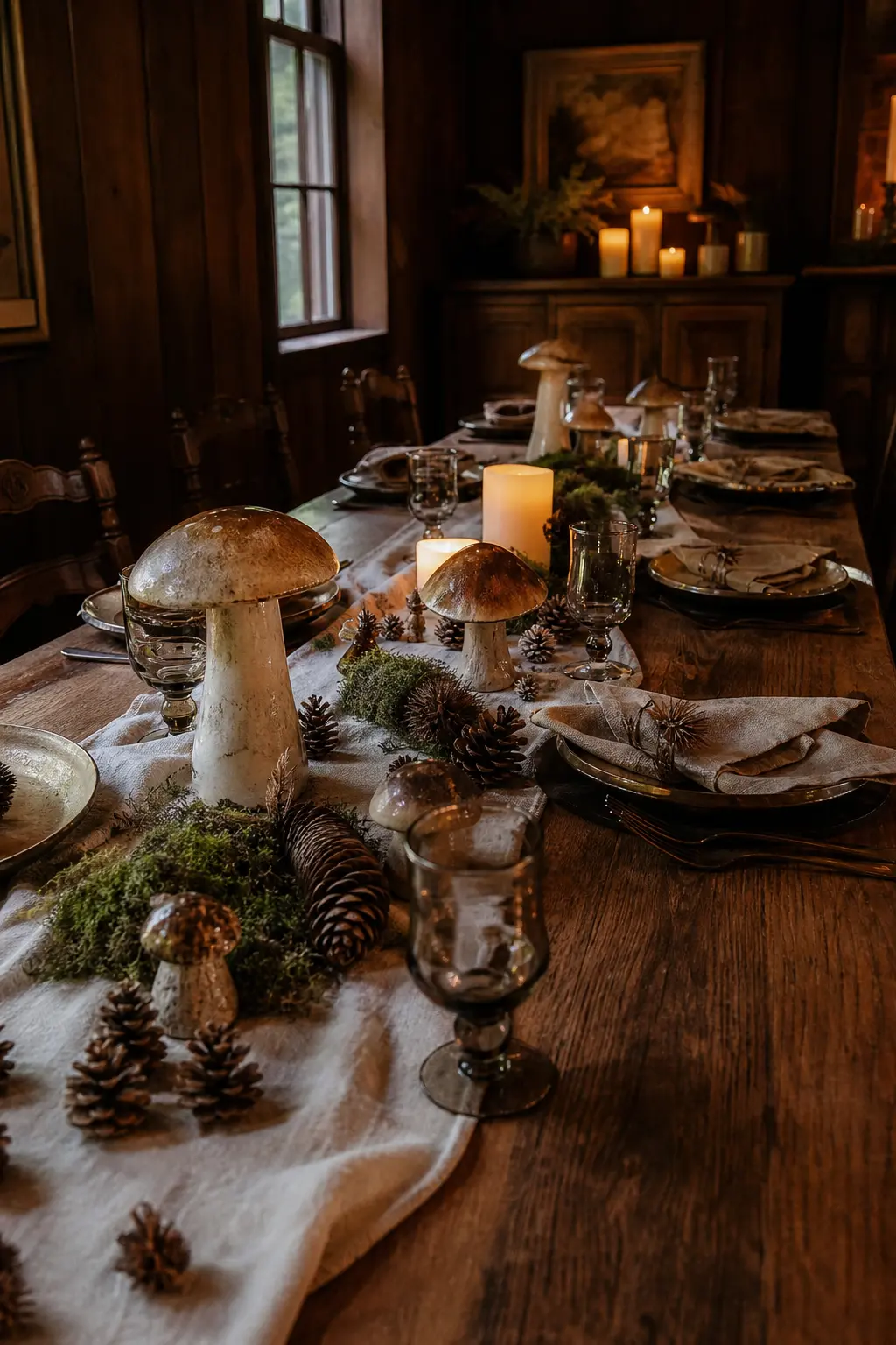 Woodland and Mushroom