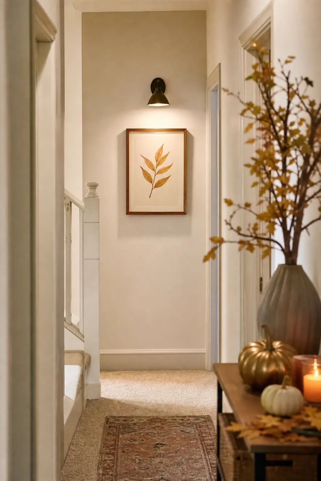 Hallway: One Autumn Print in an Existing Frame