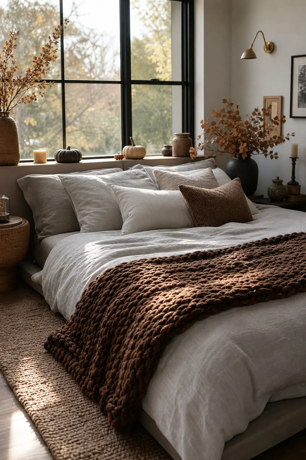 Main Bedroom: The Bed Layered Rather Than Replaced