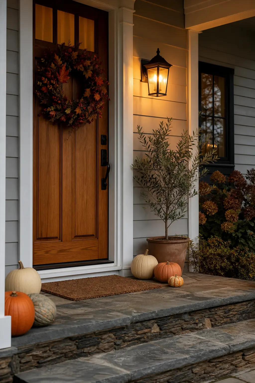 Porch: The Bulb Swapped to Warmer