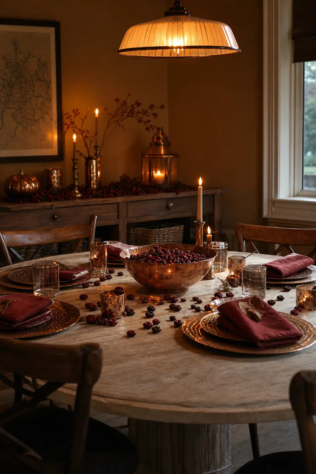 Copper and Cranberry
