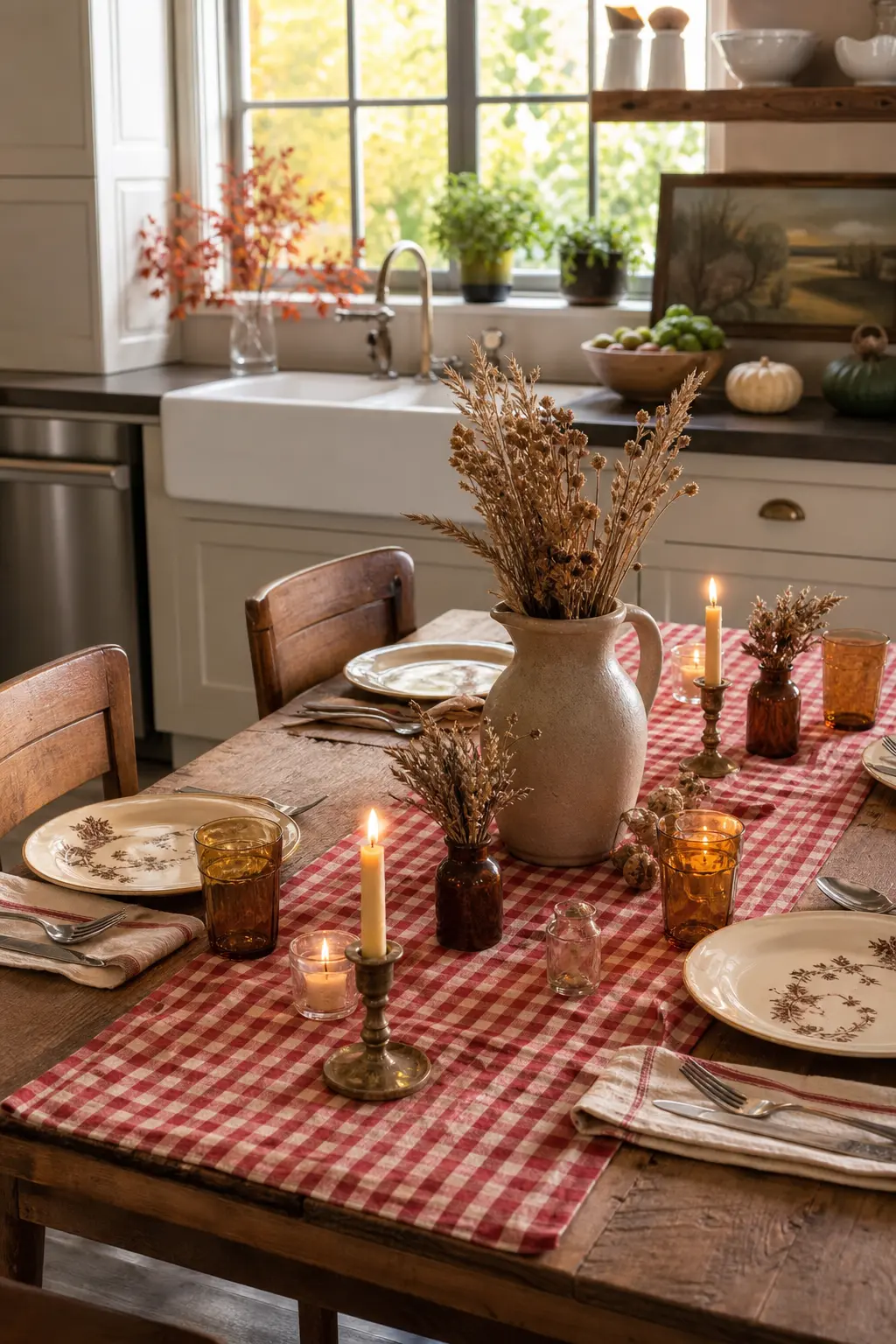 Cottage Harvest with Gingham