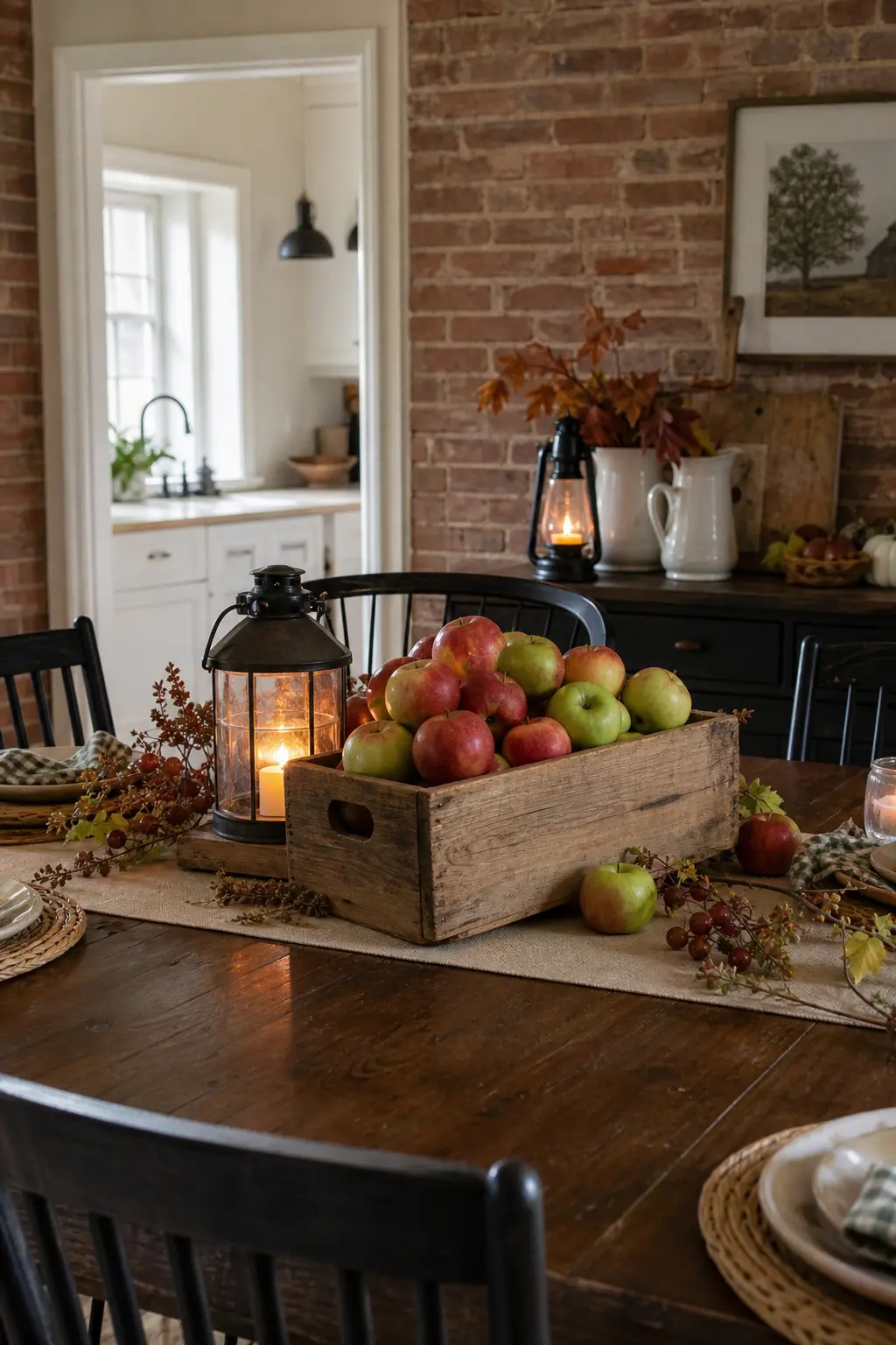 Orchard, Apples and Crates