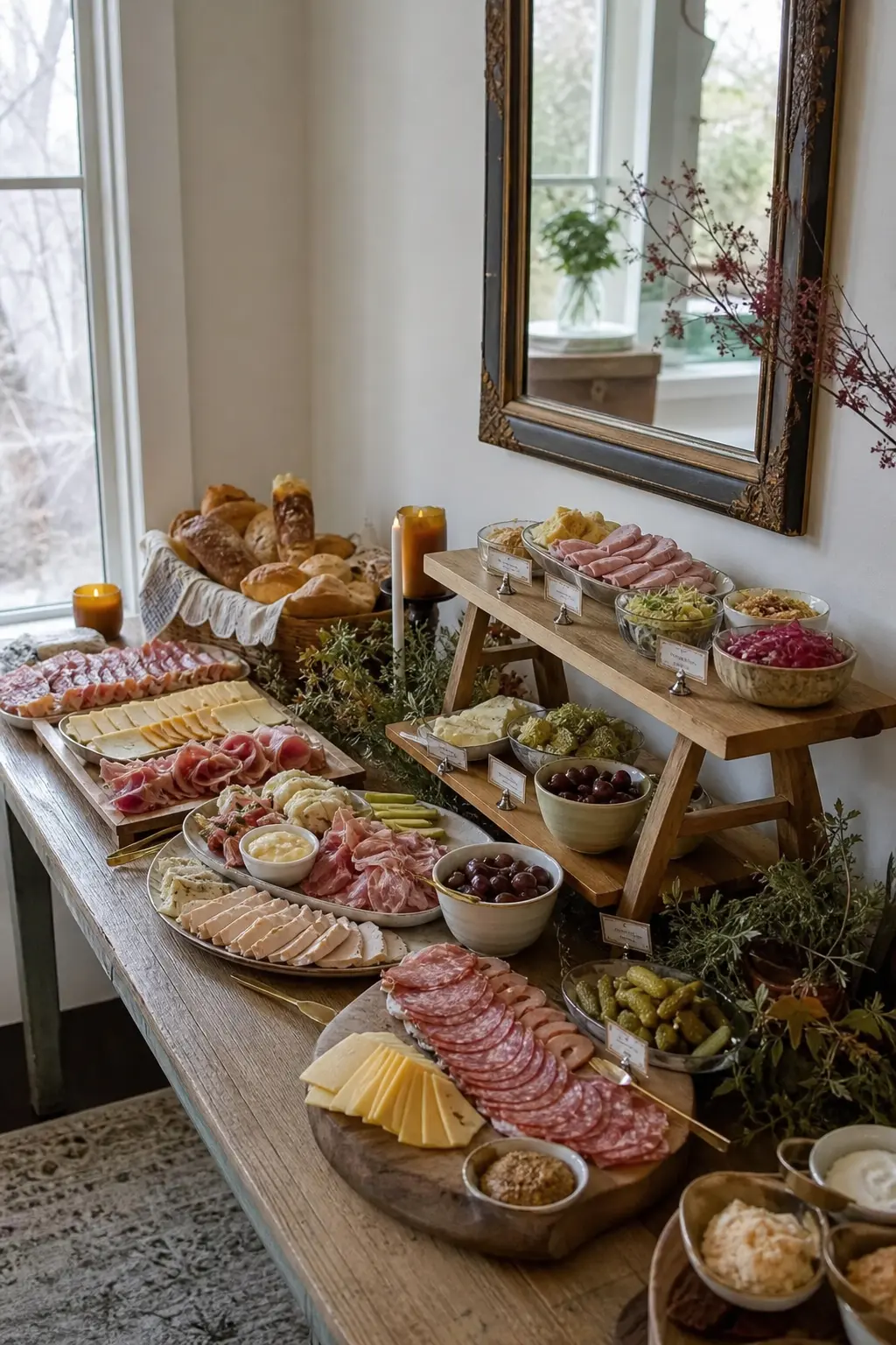 Sandwich Bar Built From a Deli Run