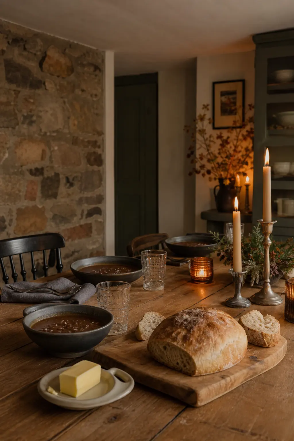 Soup and Bread as the Whole Meal