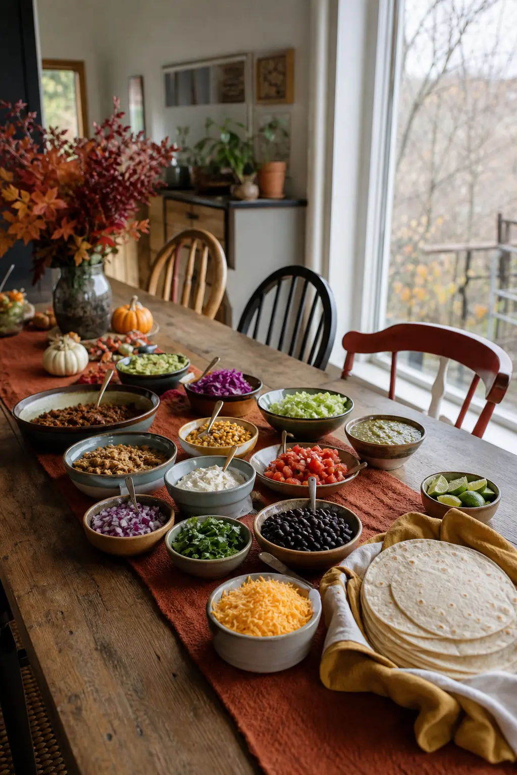 Taco Night With Autumn Toppings