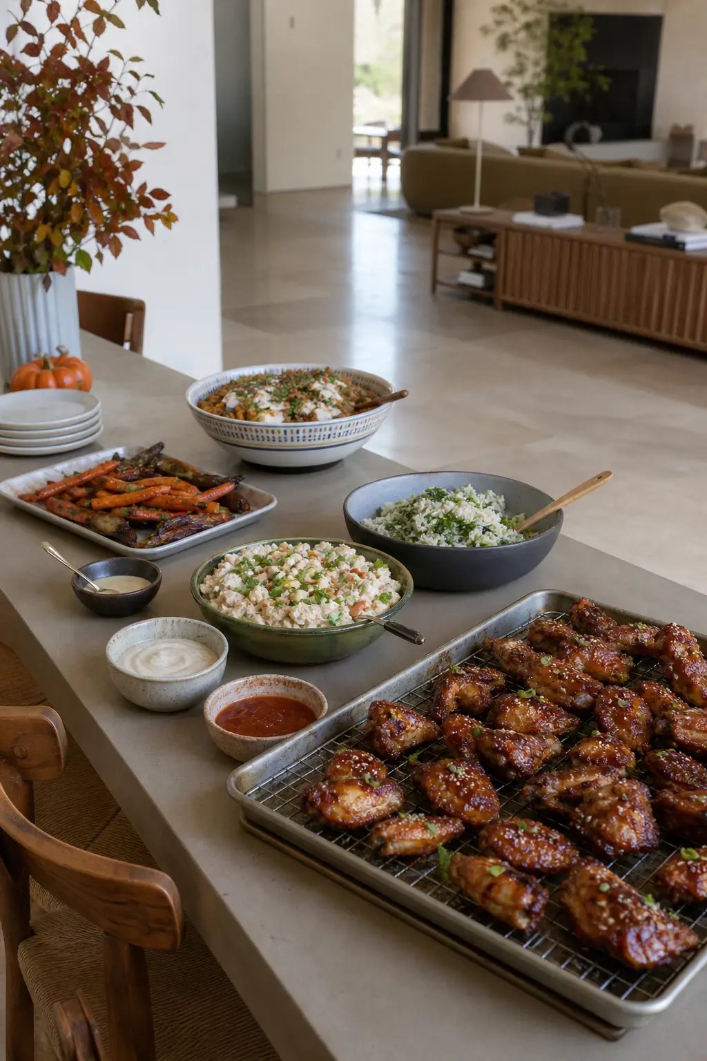 Wings and Sides