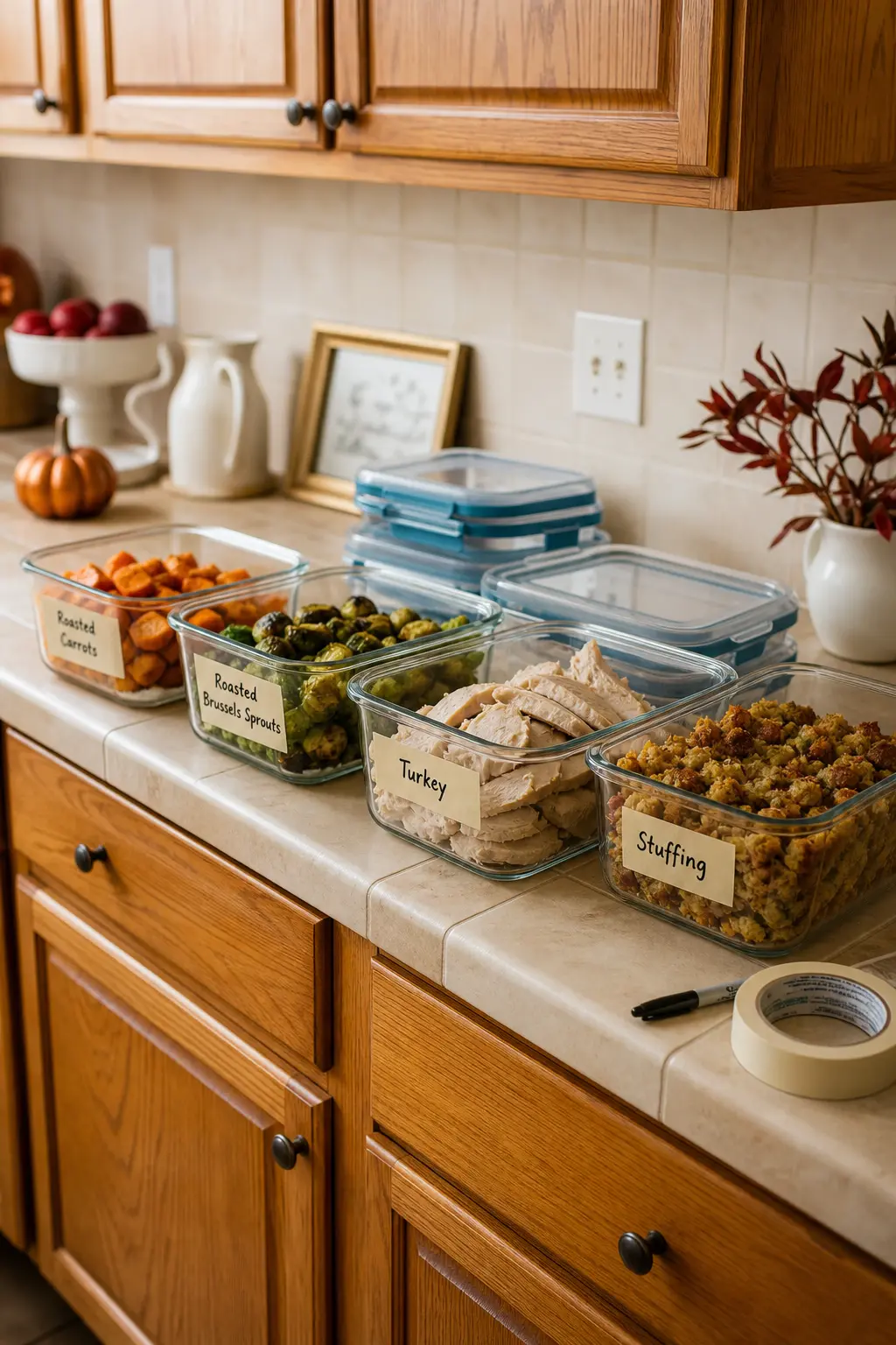 Pack Leftovers While the Table Is Cleared