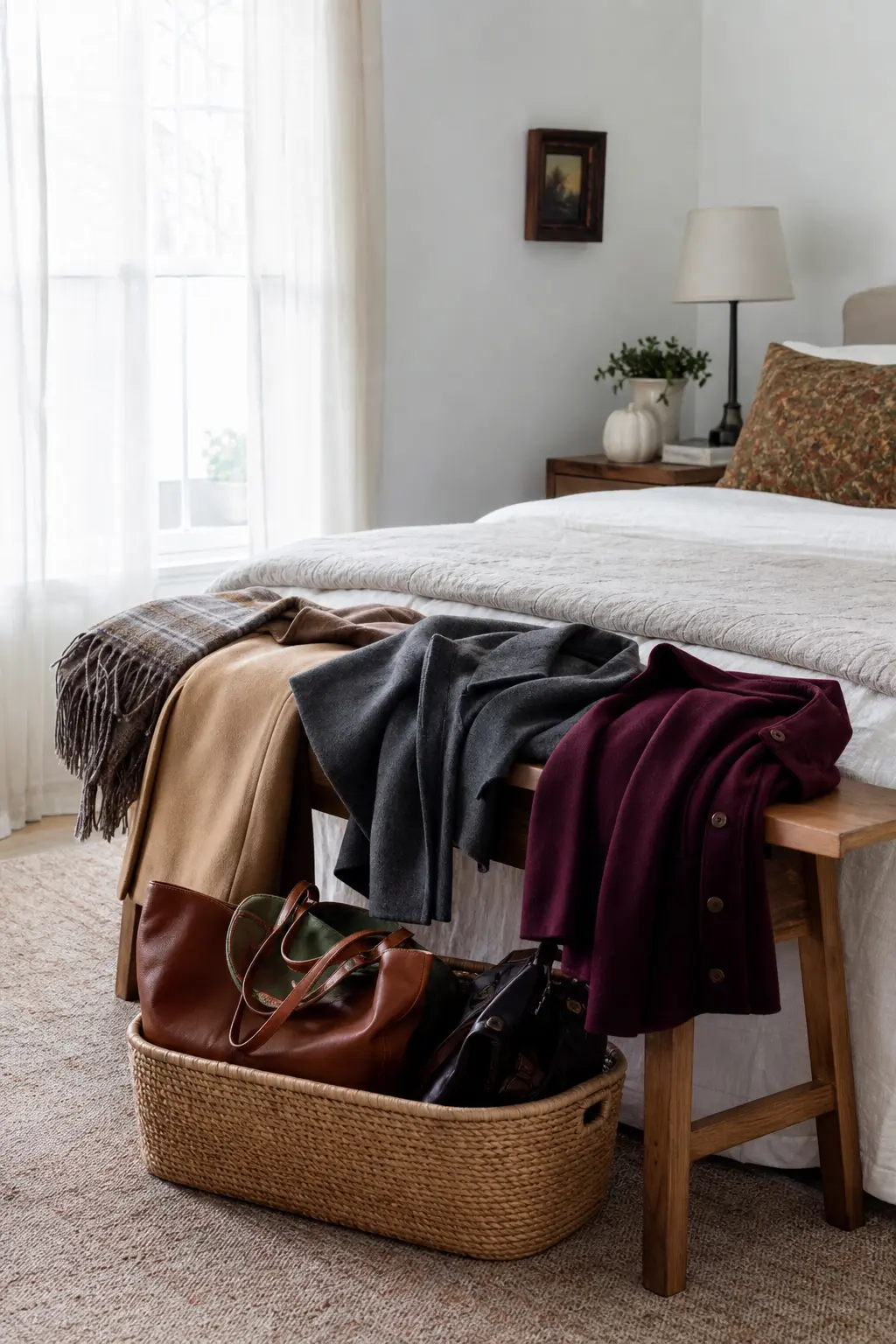Where Coats, Bags and Casserole Carriers Go