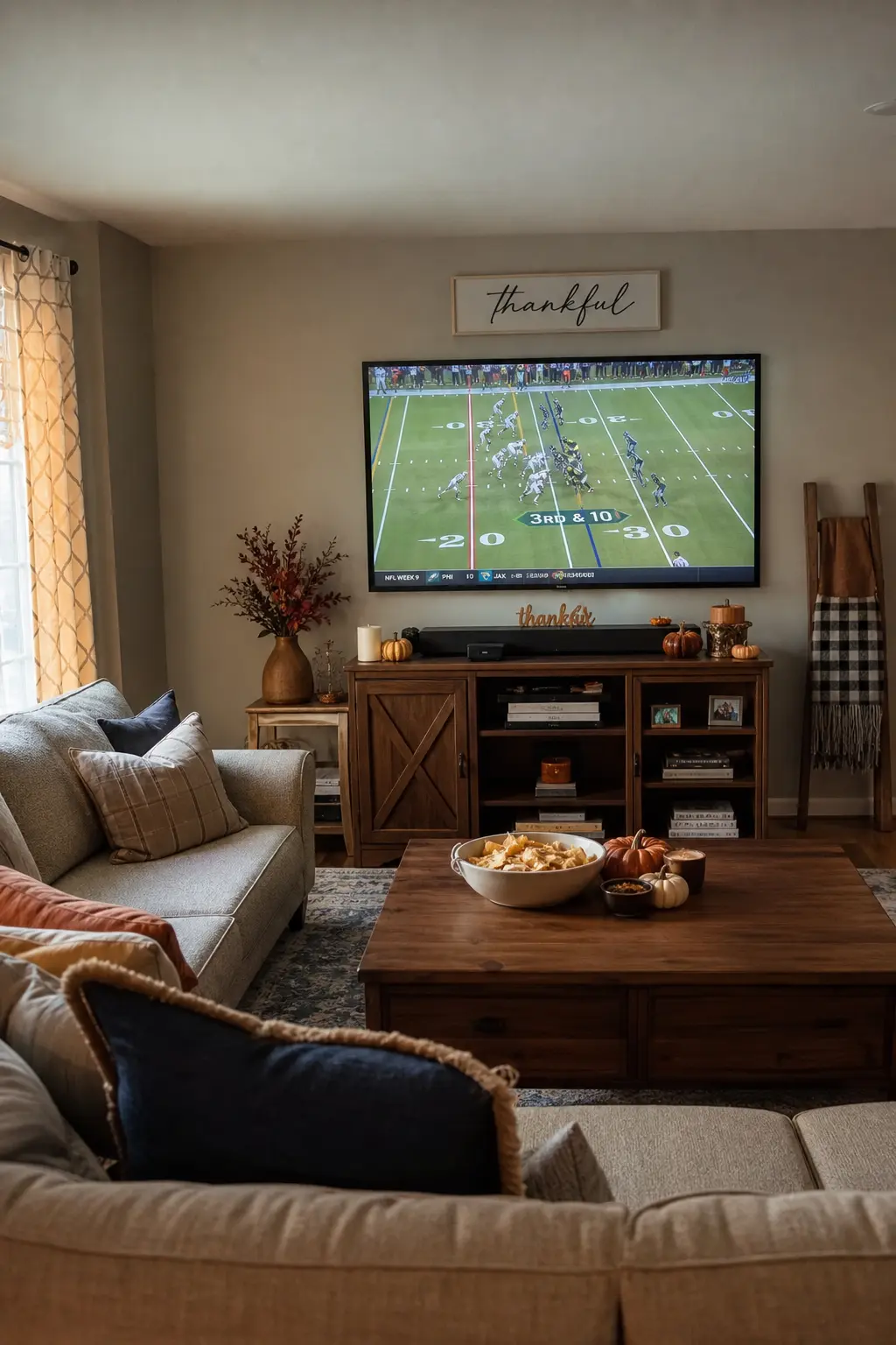 Football in One Room, Quiet in Another